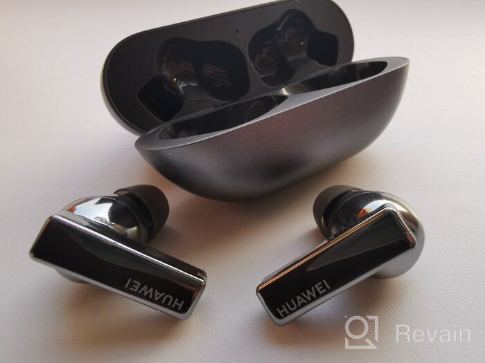img 3 attached to 🎧 Huawei FreeBuds Pro Earbuds with Advanced Noise Cancellation, Bluetooth 5.2, and 3-Mic System for iOS and Android (Carbon Black) review by Candra ᠌