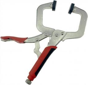 img 3 attached to 11" Vice-Grip Locking C-Clamp Pliers With Protection Clip For Positioning Square Tool And Quick Welding