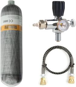 img 2 attached to CE Approved Gurlleu 3L Carbon Fiber Air Tank With Integrated Valve Set: Ideal For PCP Paintball & HPA Fill Station Charging System (Empty Bottle), 4500Psi