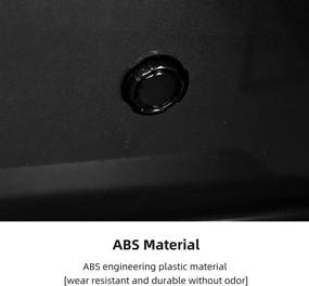 img 2 attached to 🔑 Hoolcar Exterior Door Key Jack Trim Cover - Black (2018-2021 Jeep Wrangler JL JLU &amp; Gladiator JT)