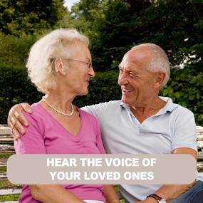 img 1 attached to Revolutionize Your Hearing With Rechargeable Personal Amplifiers For Seniors - Enhanced Sound Quality, Noise Cancelling & Magnetic Charging!