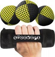 приведи себя в форму со speevers: набор утяжеленных мячей для жонглирования весом 650 г для упражнений и тренировок всего тела logo