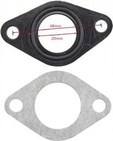 img 3 attached to GOOFIT Intake Manifold Gasket Spacer For Improved Performance On 50Cc, 70Cc, 90Cc, 110Cc, And 125Cc ATV, Dirt Bike, Go Kart, And 4 Wheeler Engines
