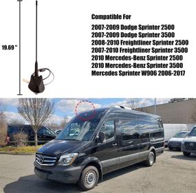 img 2 attached to Roof Mounted Radio Antenna for Benz 📻 Sprinter W906 Dodge Freightliner Sprinter - A9068200475 Compatible