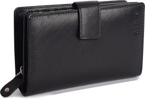 img 4 attached to Saddler Womens Leather Organizer Capacity Women's Handbags & Wallets via Wallets