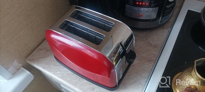 img 2 attached to Kitfort toaster KT-2014-3, red review by Airi Ohtsuka ᠌
