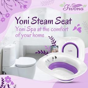 img 3 attached to Fivona Sitz Bath Seat: Postpartum Care, Yoni Steam, Hemorrhoids Treatment Soak - BPA Free & Temperature Resistant!