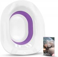fivona sitz bath seat: postpartum care, yoni steam, hemorrhoids treatment soak - bpa free & temperature resistant! logo