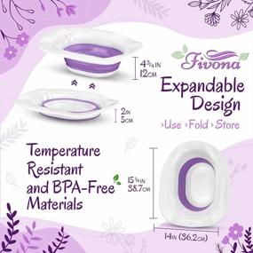 img 1 attached to Fivona Sitz Bath Seat: Postpartum Care, Yoni Steam, Hemorrhoids Treatment Soak - BPA Free & Temperature Resistant!