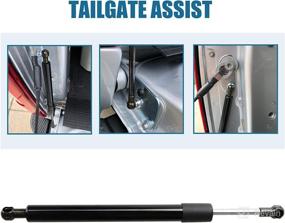 img 1 attached to Premium Tailgate Assist Shock Struts for 2006-2008 Lincoln Mark LT & 2004-2014 F-150 Pickup - Guaranteed Fit and Enhanced Safety