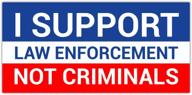 stickerpirate magnet support enforcement criminals logo