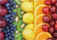 🍓 1000 piece fruit jigsaw puzzle: fun family game, educational toy for adults, unique design diy home decoration logo