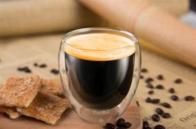 img 1 attached to Enjoy Your Espresso In Style With CNGLASS Double Wall Glass Cups - Set Of 2