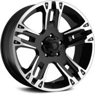 🔘 ultra wheel 235b maverick matte black wheel – 20 x 9 inches, 6 x 135 mm, +30mm offset logo