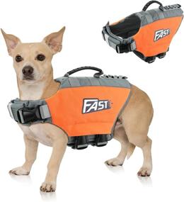 img 4 attached to Ownpets Reflective Adjustable Preserver Buoyancy Dogs best: Apparel & Accessories
