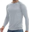men's quick dry running shirts with upf 50+ sun protection - ideal for hiking, fishing, and sports logo