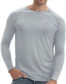 img 3 attached to Men'S Quick Dry Running Shirts With UPF 50+ Sun Protection - Ideal For Hiking, Fishing, And Sports