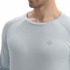 img 1 attached to Men'S Quick Dry Running Shirts With UPF 50+ Sun Protection - Ideal For Hiking, Fishing, And Sports