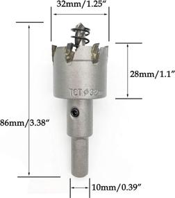 img 3 attached to Tungsten Carbide Cutter Stainless Aluminum Cutting Tools at Hole Saws & Accessories