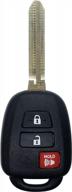 upgrade your rav-4 keyless entry with 3-button replacement bundle & duracell battery logo
