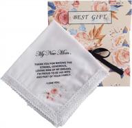 💕 elegant udobuy wedding handkerchief: cherished keepsake for grandma logo