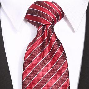 img 2 attached to KissTies Mens Extra Long Necktie Men's Accessories