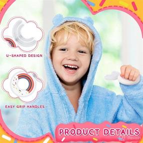 img 2 attached to 🦷 Removable Silicone Toothbrush for Toddlers with Easy Cleaning