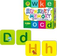 26 pairs of 52 pieces double-sided alphabet flash cards lowercase and uppercase letter (each measures 2.2” x 2.2”) logo