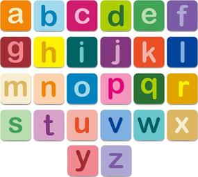 img 2 attached to 26 Pairs Of 52 Pieces Double-Sided Alphabet Flash Cards Lowercase And Uppercase Letter (Each Measures 2.2” X 2.2”)