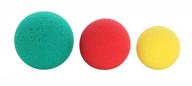 cando memory foam ball set (yellow, red, green) logo