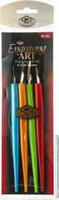 img 1 attached to Royal Brush RD-450 4 Piece Royal & Lang Nickel Engraving Foil Tool Set Multicolor