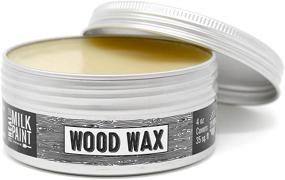 img 3 attached to 🌱 Food Grade Wood Wax for Wood Finishing, Real Milk Paint, Ideal for Unfinished Wood Furniture, Cutting Boards, Butcher Blocks, Vegan, 4 oz