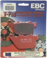 high performance ebc brakes fa387v semi sintered disc brake pad: ultimate stopping power for uncompromising safety логотип