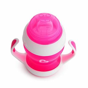 img 2 attached to Munchkin 4Oz Pink Trainer Cup: Perfect For A Gentle Transition To Drinking From A Big Kid Cup!