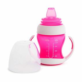 img 3 attached to Munchkin 4Oz Pink Trainer Cup: Perfect For A Gentle Transition To Drinking From A Big Kid Cup!