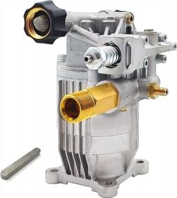 img 4 attached to Universal Replacement Power Washer Pump - Horizontal Shaft, 2400-2800 PSI Pressure For Optimal Cleaning Results