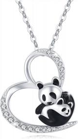 img 4 attached to Откройте для себя очаровательные ожерелья с принтом лап животных из стерлингового серебра 925 пробы - идеальный подарок для женщин и девочек