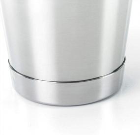 img 2 attached to Mix Up Your Favorite Drinks With The Barfly Large 28 Oz Cocktail Tin: Durable Stainless Steel And Double Heavy Gauge Design