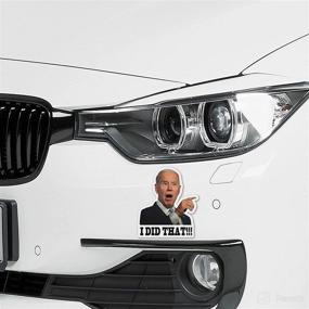 img 1 attached to 🔥 120PCS Biden I Did That Stickers: Gas Pump Parody Vinyl Waterproof Stickers for Car Laptop Window