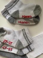 img 1 attached to Hanes Toddler Non Skid Socks White review by Mike Pettigrew