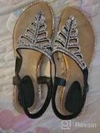 img 1 attached to Sparkle In Style With CARETOO Ladies Bohemia Flat Sandals - Perfect For Summer Beachwalks And Casual Outings! review by Aaron Richardson
