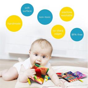 img 1 attached to AMINFUN Colorful Learning Educational Toddlers Baby & Toddler Toys