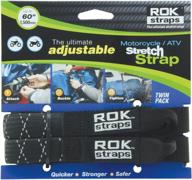 🏍️ rok straps rok-10050 black/reflective 18&#34; - 60&#34; adjustable stretch strap for motorcycles/atvs логотип