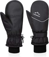 lapulas waterproof thinsulate girls' snowboard accessories: beat the cold & weather! logo