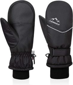 img 4 attached to Lapulas Waterproof Thinsulate Girls' Snowboard Accessories: Beat the Cold & Weather!