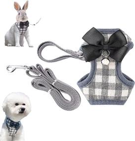 img 4 attached to Harness Adjustable Comfort Animals Harnesses Cats best in Collars, Harnesses & Leashes