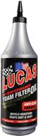 lucas oil 1qt high performance foam filter oil - sku 10798 логотип