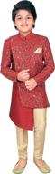 👦 authentic handcrafted ethnic embroidered sherwani for boys' clothing at suits & sport coats logo