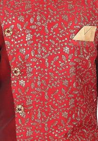 img 1 attached to 👦 Authentic Handcrafted Ethnic Embroidered Sherwani for Boys' Clothing at Suits & Sport Coats