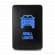 💡 enhance your 5th gen 4runner with blue push button 32mm grill light switch logo